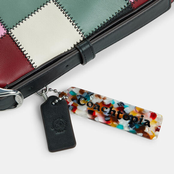 Coachtopia Alter/Ego Slouchy Shoulder Bag In Checkerboard Upcrafted Leather - Picture 14 of 16